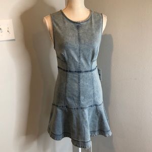 Free People Blue Denim Dress